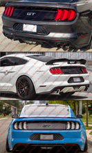 For 2015-2023 Ford Mustang S550 Matt Black Rear License Plate Frame Holder Panel