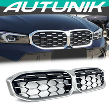 Chrome Diamond Front Grill Honeycomb for BMW G20 M340i 330i 2023 2024