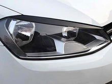 Black Headlight Eyebrow Eyelid Cover Trim For VW Golf 7 GTI TSI TDI MK7 MK7.5 vw162