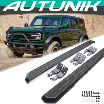 Running Boards Side Step Nerf Bars For Ford Bronco 4-Door 2021-2024