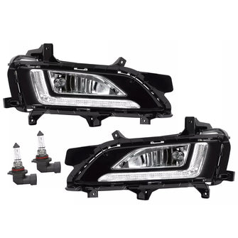 LED DRL Fog Lights Daytime Running Light Fits For Hyundai Tucson 2019-2021 dr20