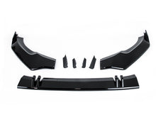 Glossy Black S5 Style Front Bumper Lip for AUDI A5 B9 S-line F5 2021-2023
