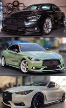 For 2017-2022 Infiniti Q60 PU Polyurethane JDM Front Bumper Lip Spoiler Splitter