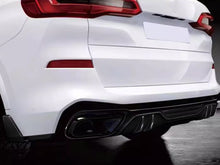 Gloss Black Rear Diffuser w/ Exhaust for BMW X5 G05 M Sport 2019-2023