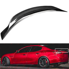 For 2014-2024 Maserati Ghibli ASP Style Real Carbon Fiber Highkick Trunk Spoiler