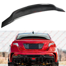 Carbon Fiber Look Rear Trunk Spoiler Wing For 2015-2021 Subaru WRX STI V3