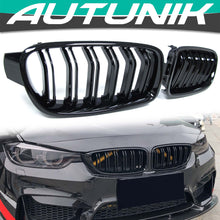 Gloss Black Front Kidney Grille for BMW 3 Series F30 M Sport 2012-2018