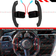 For BMW F20 F30 F32 F87 F80 F82 Carbon Fiber Replacement Magnetic Paddle Shifter