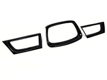 3pcs For Subaru Impreza WRX STI 2006-2007 Gloss Black Front Bumper Grille Cover Frame