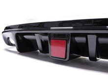 Gloss Black Rear Bumper Diffuser w/ Brake Light For Infiniti Q50 2014-2017