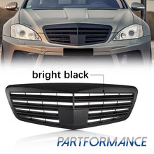 For 2010-2013 Mercedes Benz S-Class W221 Sedan AMG Style Front Grille Gloss Black