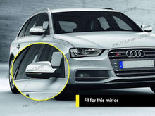 Real Carbon Fiber Mirror Cover Caps Replace For AUDI A4 B8.5 S4 RS4 A5 8T S5 RS5 2013-2016 w/o Lane Assist od13