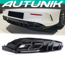 C63S Style Rear Diffuser + Black Exhaust Tips for Mercedes W205 Coupe Convertible C300 C43 AMG 2015-2021 di74