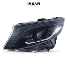 LED Headlights For 2016-2023 Mercedes Benz Metris Vito W447 with Startup Animation