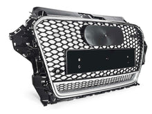 For 2014-2016 Audi A3 S3 Grille RS3 Style Honeycomb Mesh Chrome Frame