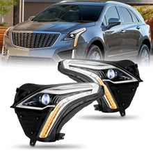 Full LED Headlights Front Lamps 2017-2024 Cadillac XT5 Projector Headlamps Pair