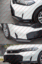 For 2025-2026 Honda Civic MCX Style Gloss Black 1PC Front Bumper Lip Splitter