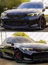 For 2023-2025 BMW G20 M340i 330i M Sport GT Style Gloss Black Front Bumper Lip Kit