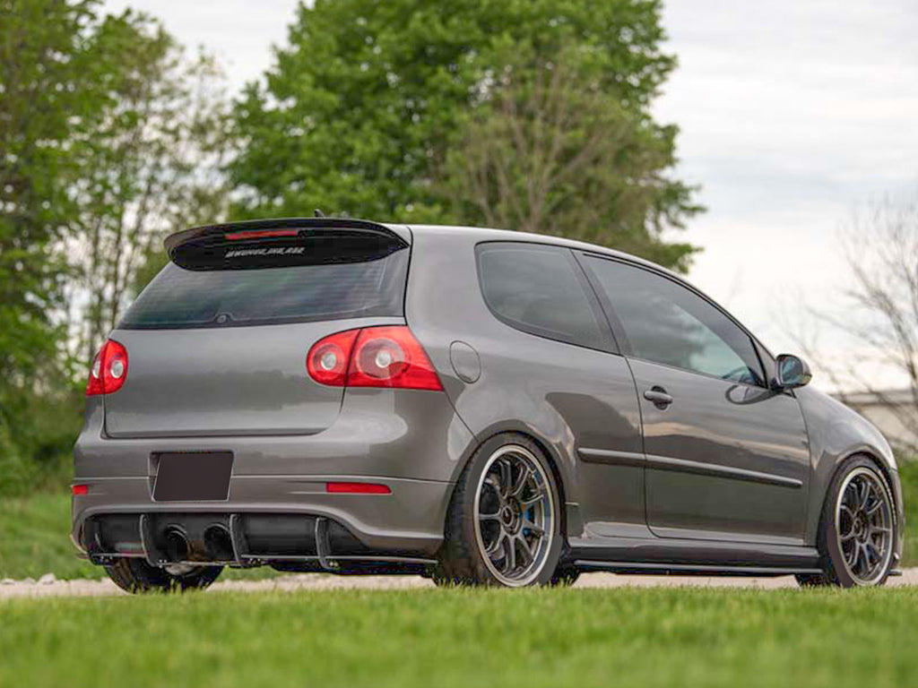 Rear Bumper Lip Diffuser Valance Splitters for VW Golf MK5 R32 2005-20 ...