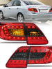 Red LED Tail Lights For 2011-2013 Toyota Corolla Replacement Rear Lamps Pair