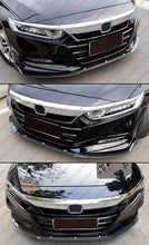 For 2018-2020 Honda Accord Carbon Fiber Look Front Bumper Chin Lip Splitter