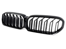 Dual Slat Gloss Black Front Kidney Grille For BMW 5 Series G30 LCI 2021-2023