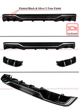 Gloss Black Rear Bumper Diffuser w/ Corner Extensions for Honda Accord 2023 2024