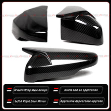 For 2014-2025 Cadillac CT5 CT6 CTS Full Carbon Fiber M Style Side Mirror Covers Caps Stick-On