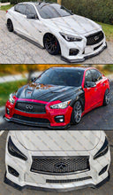 Carbon Fiber Front Bumper Lip Splitter Kit for Infiniti Q50 Sport Q50S 2014-2017