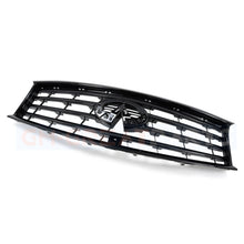 Front Upper Grille Gloss Black for 2014-2017 INFINITI QX70