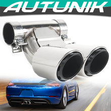 3-Layer Exhaust Tips Chrome for Porsche 718 Cayman 982 Boxster 2017-2023