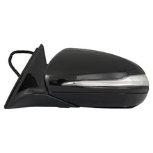 Black Left Driver Side Door Mirror w/ Blind Spot for Mercedes W222 S500 S550 S560 Sedan 2014-2020