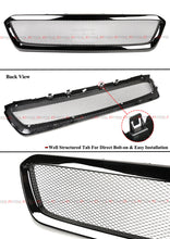 For 2015-2017 Subaru WRX STi VA JDM Gloss Black Badgeless Front Mesh Grill Grille