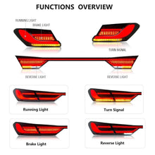 LED Tail Light For 2018-2024 Toyota Camry LE SE XLE XSE TRD w/ Trunk Lid Light