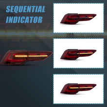 Pair LED Sequential Tail Lights For VW Golf 8 Mk8 TSI TDI 2021-2024