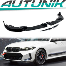 Gloss Black Front Lip Lower Spoiler for BMW G20 M340i 330i 320i 2023 2024