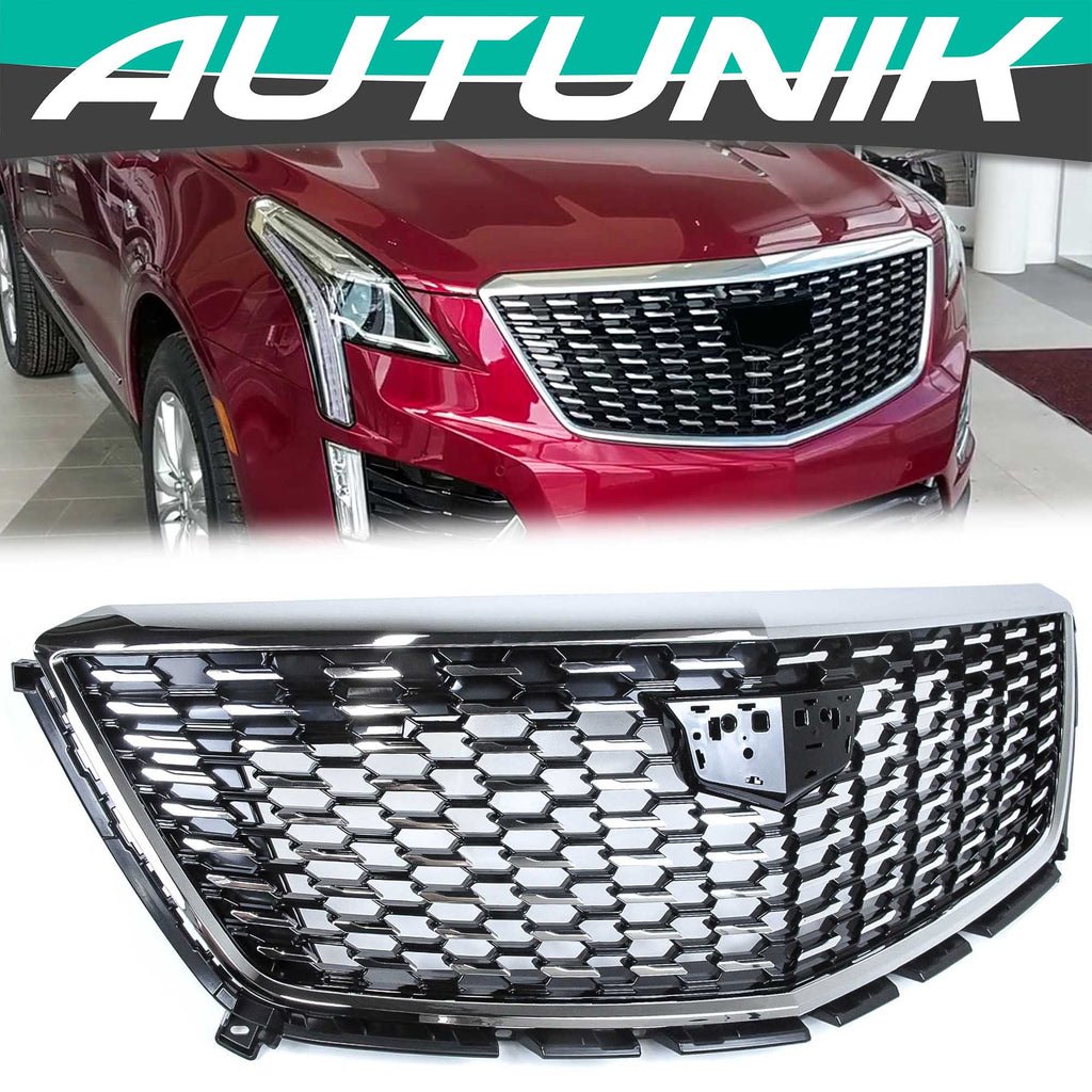 For 2020-2024 Cadillac XT5 - Luxury Front Grille Chrome - Autunik.com