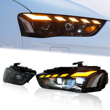 Pair Sequential LED Headlights Turn Signal for 2013-2016 Audi A4 S4 B8.5