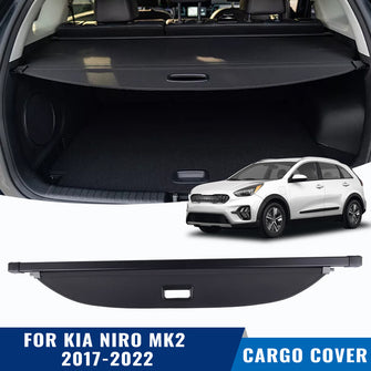 Retractable Rear Cargo Cover For Kia Niro 2017–2022 Security Shield