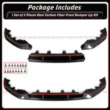 For 2021-2023 BMW G30 530i 540i M550i FD Style Real Carbon Fiber Front Bumper Lip Splitter