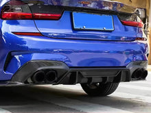 Gloss Black Rear Diffuser & Exhaust Tips for BMW G20 Sedan 2019-2022 M-Sport