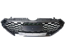 Carbon Fiber Look Honeycomb Front Bumper Grille for Audi A4 S4 B9 2017-2019 RS4 Style