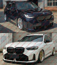 For 2025-2026 BMW G45 X3 M Sport V-ST Style Gloss Black Front Bumper Lip Splitter