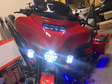 Auxiliary LED Spot Fog Light Turn Signals Fit For Harley Street Glide 1994-2023