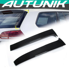 Glossy Black Rear Window Spoiler Side Flaps For VW Golf 7 MK7 MK7.5 Alltrack Variant Wagon vw25