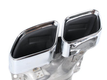 Gloss Black Rear Diffuser w/ Silver Exhaust Tips for Mercedes C207 E250 E400 E500 E550 Coupe AMG 2014-2017