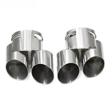 Stainless Dual Exhaust Muffler Pipe Tips for BMW X5 G05 X6 G06 X7 G07 2019-2026 (M-Sport Only)