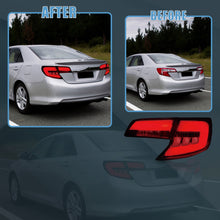 Smoked LED Tail Lights For Toyota Camry 2012-2014 Rear Lamps Assembly