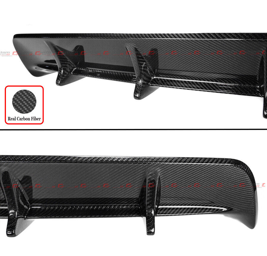 Real Carbon Rear Diffuser - For Lexus RC F RCF 2015-2018 - Autunik.com
