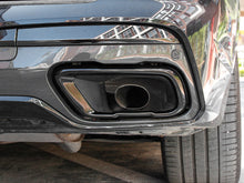 Black Exhaust Tips Muffler Pipe for BMW X5 G05 X6 G06 X7 G07 M Sport Bumper 2019-2023
